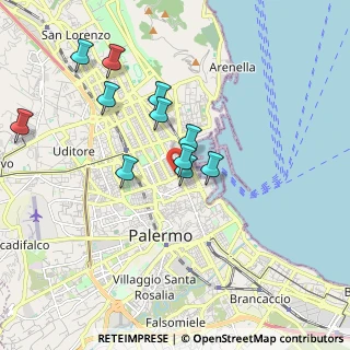 Mappa 90139 Palermo PA, Italia (1.87091)