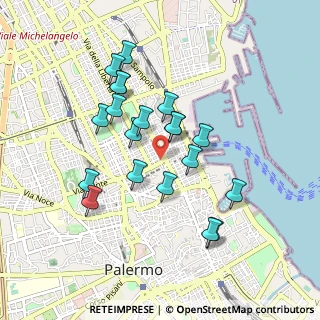 Mappa 90139 Palermo PA, Italia (0.9185)