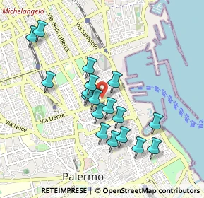 Mappa 90139 Palermo PA, Italia (0.91833)