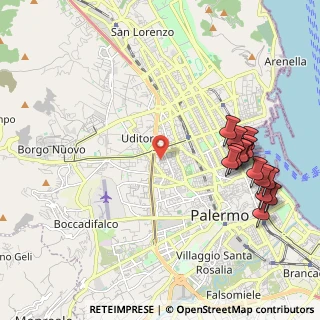 Mappa Via Rinaldo Montuoro, 90145 Palermo PA, Italia (2.69857)
