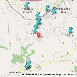 Mappa Via Francesco Cangialosi, 90044 Carini PA, Italia (2.98077)