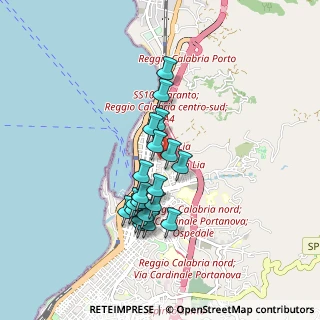 Mappa Via Neforo Lotto A Sc. B, 89122 Reggio di Calabria RC, Italia (0.8155)