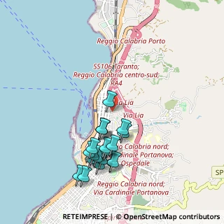 Mappa Via Neforo Lotto A Sc. B, 89122 Reggio di Calabria RC, Italia (1.0825)