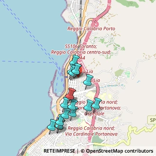 Mappa Via Neforo Lotto A Sc. B, 89122 Reggio di Calabria RC, Italia (1.00111)
