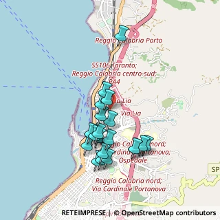 Mappa Via Neforo Lotto A Sc. B, 89122 Reggio di Calabria RC, Italia (0.933)