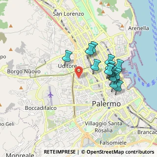 Mappa Largo Mariano Accardo, 90145 Palermo PA, Italia (1.78857)