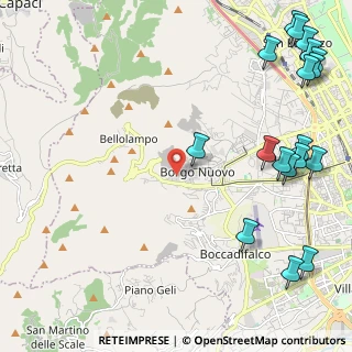 Mappa Via Spadafora, 90135 Palermo PA, Italia (3.64056)