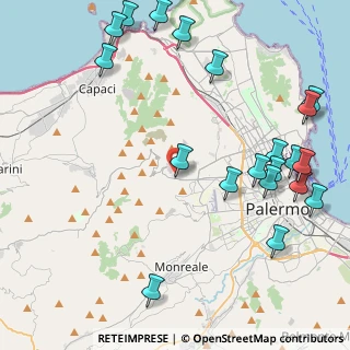 Mappa Via Spadafora, 90135 Palermo PA, Italia (6.1815)