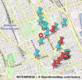 Mappa Via Catania, 90142 Palermo PA, Italia (0.563)