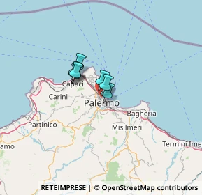 Mappa Via Catania, 90142 Palermo PA, Italia (44.92)