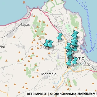 Mappa Largo Corleone, 90135 Palermo PA, Italia (4.08933)