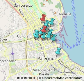 Mappa Via Ragusa, 90141 Palermo PA, Italia (0.95857)