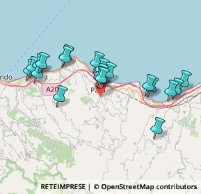 Mappa Contrada Sisa, 98066 Patti ME, Italia (8.265)