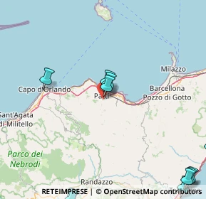 Mappa Contrada Sisa, 98066 Patti ME, Italia (28.38727)
