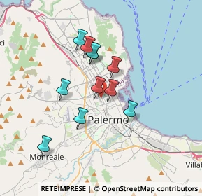 Mappa 90100 Palermo PA, Italia (3.14727)