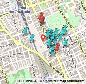 Mappa Via Luigi Natoli, 90141 Palermo PA, Italia (0.174)