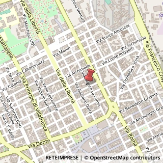 Mappa Via Isidoro La Lumia,  31, 90139 Palermo, Palermo (Sicilia)