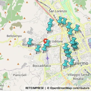 Mappa Via Ugo Perricone Engel, 90135 Palermo PA, Italia (2.3475)