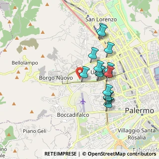 Mappa Via Ugo Perricone Engel, 90135 Palermo PA, Italia (1.73857)