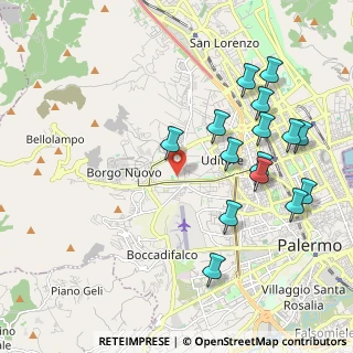 Mappa Via Ugo Perricone Engel, 90135 Palermo PA, Italia (2.472)