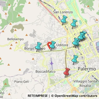 Mappa Via Ugo Perricone Engel, 90135 Palermo PA, Italia (2.45727)