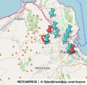 Mappa Largo Cefalù, 90135 Palermo PA, Italia (3.77538)