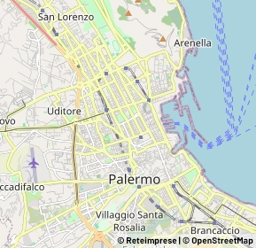 Mappa Via Catania, 90141 Palermo PA, Italia (1.4985)