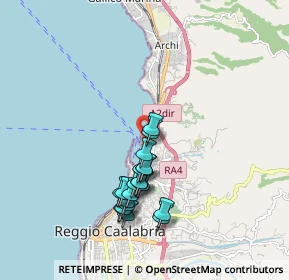 Mappa Via Stazione, 89122 Reggio di Calabria RC, Italia (1.8655)