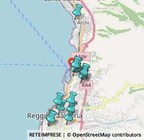 Mappa Via Stazione, 89122 Reggio di Calabria RC, Italia (1.96714)