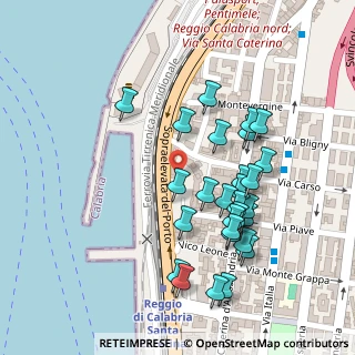 Mappa Via Stazione, 89122 Reggio di Calabria RC, Italia (0.12143)