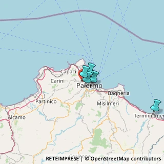 Mappa Via Dogali, 90135 Palermo PA, Italia (51.51273)