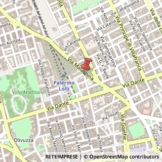 Mappa Via Guglielmo Marconi, 67, 90141 Palermo, Palermo (Sicilia)