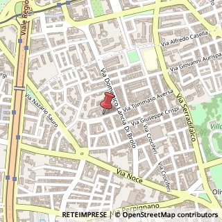 Mappa Via Tommaso Aversa,  121, 90145 Palermo, Palermo (Sicilia)