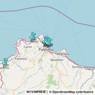Mappa Via Alessandro Volta, 90133 Palermo PA, Italia (55.13214)
