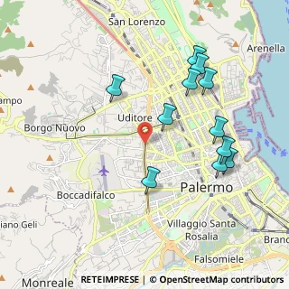 Mappa Viale della Regione Siciliana, 90123 Palermo PA, Italia (2.24545)