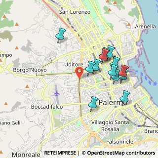 Mappa Viale della Regione Siciliana, 90123 Palermo PA, Italia (1.97462)
