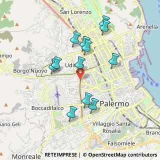 Mappa Viale della Regione Siciliana, 90123 Palermo PA, Italia (1.97167)
