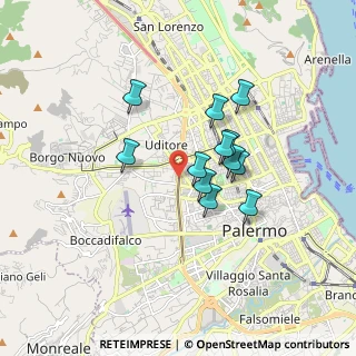Mappa Viale della Regione Siciliana, 90123 Palermo PA, Italia (1.47083)