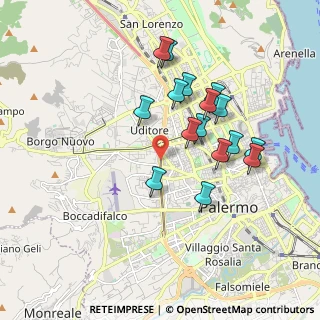 Mappa Viale della Regione Siciliana, 90123 Palermo PA, Italia (1.8775)