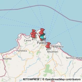 Mappa Viale della Regione Siciliana, 90123 Palermo PA, Italia (11.60429)