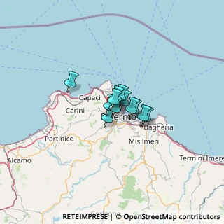 Mappa Viale della Regione Siciliana, 90123 Palermo PA, Italia (5.88583)