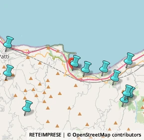 Mappa Via Mazzeo, 98060 Oliveri ME, Italia (5.84182)