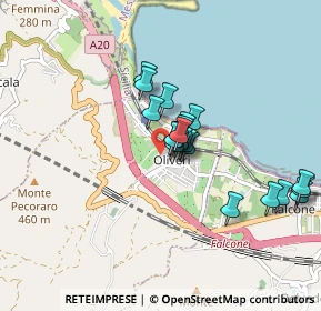 Mappa Via Mazzeo, 98060 Oliveri ME, Italia (0.7755)