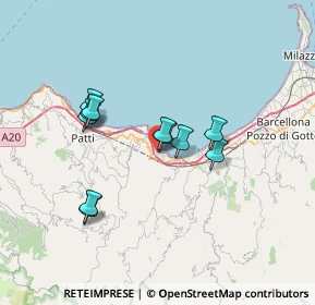 Mappa Via Mazzeo, 98060 Oliveri ME, Italia (6.44)