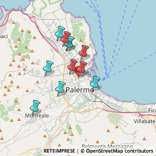 Mappa Via Cesareo, 90141 Palermo PA, Italia (3.37)