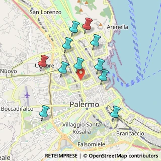 Mappa Via Cesareo, 90141 Palermo PA, Italia (2.01273)