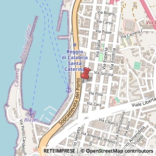 Mappa Via Santa Caterina d'Alessandria, 102, 89122 Reggio di Calabria, Reggio di Calabria (Calabria)
