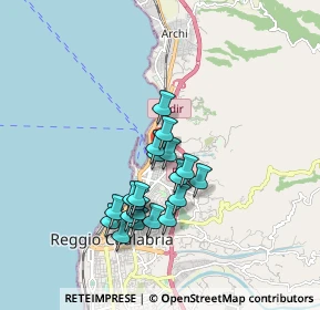 Mappa Via Enotria, 89122 Reggio di Calabria RC, Italia (1.636)