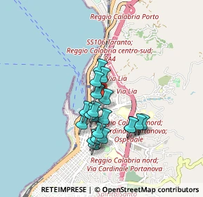 Mappa Via Enotria, 89122 Reggio di Calabria RC, Italia (0.7665)