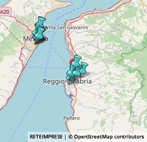 Mappa 89122 Reggio di Calabria RC, Italia (7.46714)